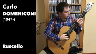 Ruscello  Carlo Domeniconi José Manuel Velasco Martín Guitarra [upl. by Jervis]