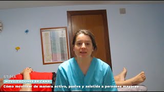 Movilizaciones en cama para personas mayores [upl. by Macmullin]