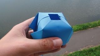 How to Make a Paper Water Bomb 💧💣  Fun Origami [upl. by Sabir]