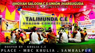 JIHOVAH SALOOM CE UNION JHARSUGUDA ll 3rd ANNUAL CE CONVENTION  2024 ll TALIMUNDA CE ll KHULIA [upl. by Ahseral]