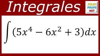 INTEGRALES DIRECTAS  Ejercicio 1 [upl. by Airla]