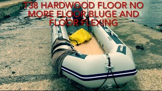 Honwave T38 plywood floor sea trial review amp Yamaha f25 top speed run [upl. by Cynera519]