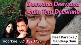 Deewana Deewana Main Tera Deewana  Best Duet Karaoke with Scrolling Lyrics  Kumar Sanu amp Kavita K [upl. by Farrah]