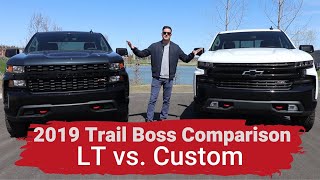 2019 Silverado Custom Trailboss vs LT Trailboss  Explained [upl. by Abbate]