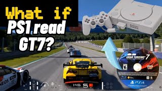 What if PS one reading Gran Turismo 7  27 FPS [upl. by Gnohc]