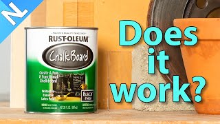 Does Chalkboard Paint by RustOleum work [upl. by Ttenneb]