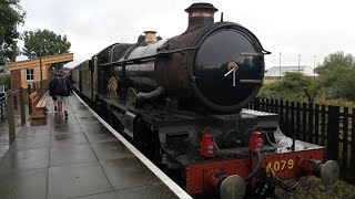 Trainspotting at Didcot Parkway and Didcot Railway Centre 24824 [upl. by Nitsud31]