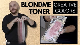 🎨 Creative Formulations with BLONDME TONERS  Schwarzkopf Professional [upl. by Lindie49]