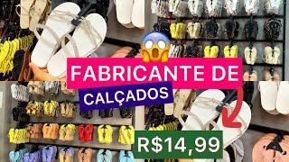 RASTEIRINHAS POR R1499 NO ATACADO DIRETO DA FÁBRICA  CALÇADOS FEMININOS BARATOS [upl. by Bowden27]