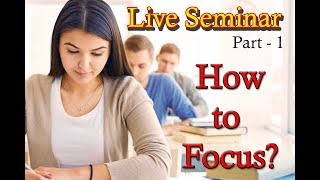 How to focus in study part1  Abbas meghani  Motivation seminar  Gujarati [upl. by Yenoh]