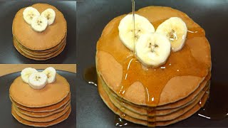 Banana pancakes  Fluffy Banana pancake recipe  5Minutes Breakfast [upl. by Eceirtal]