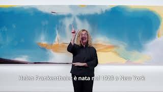 Sala 1  videoguida LIS  Helen Frankenthaler Dipingere senza regole [upl. by Ahsias]