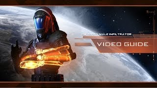 ME3M Quarian Male Infiltrator Guide  N7 Crusader Gun Run [upl. by Wadlinger960]