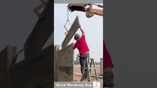 Hard Working Day 309 Concrete Slab Wall Construction Process [upl. by Jenny]