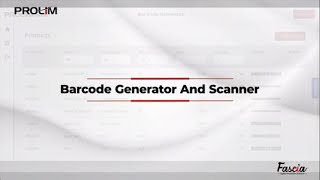 Barcode Generator and Scanner  FASCIA [upl. by Josie63]