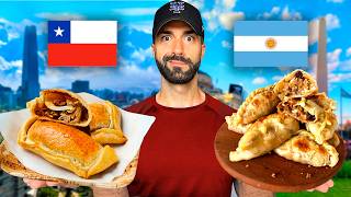 Viajé a Chile y Argentina para descubrir quién hace las mejores EMPANADAS DE CARNE [upl. by Ahron199]