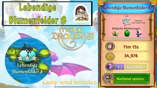 Merge Dragons  Lebendige Blumenfelder 8  Life Flower Fields 8  Gameplay [upl. by Medwin]