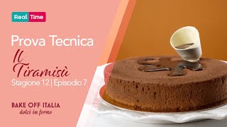 Bake off Italia  La prova tecnica del settimo episodio  IL TIRAMISU [upl. by Ranchod916]