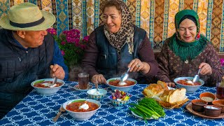 Borscht  Ukrainian Famous Beef Soup with Vegetables [upl. by Jerrylee]