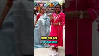 SPP Silks Oppanakaara street coimbatore 😍 Celebrity Trending sarees 🥰 [upl. by Ellenahs]