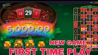 9POTS OF GOLD ROULETTE NEW CASINO GAME FIRST TIME PLAY ▶️ 5000 WIN ONLINE EARN GAME DAILY WIN [upl. by Anerev]