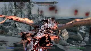 This dagger is fast and does amazing DAMAGE Skyrim mayhem [upl. by Werner485]