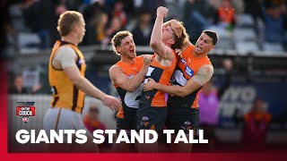 How the Orange Tsunami staged a scintillating comeback over Hawks 🟠😤  On The Couch  Fox Footy [upl. by Idnim]