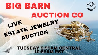 BIG BARN STAGECOACH ESTATE JEWELRY TUESDAY LIVE AUCTION 102924 955am CEN [upl. by Nagud264]