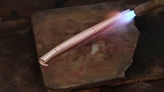 Tutorial How to make a cuban chain from copper wire [upl. by Friede713]