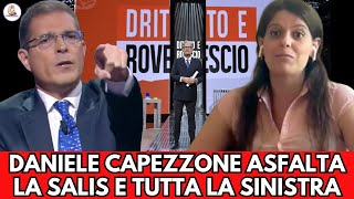 PAOLO DEL DEBBIO Capezzone asfalta la Salis e la Sinistra in diretta TV a DRITTO E ROVESCIO [upl. by Fawcett]