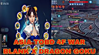 MIR4ASIA 1 TOBD4F WAR FIRST ENTRY  HOF BLANK X DRAGON GOKU  FFAM VS HOF [upl. by Amabil]