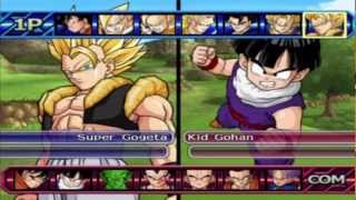 Dragon ball z budokai tenkaichi 3 all characters and transformations [upl. by Yablon934]