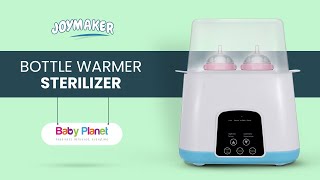 Joymaker Bottle Warmer amp Steriliser  Baby Planet [upl. by Isaac]