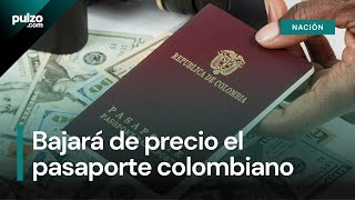 Pasaporte colombiano será más barato y para algunas personas será gratis  Pulzo [upl. by Franci]