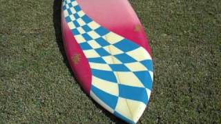 The Vintage Surfboard Video Circa 1982 Hydro Sport Single Fin Surfboard [upl. by Cornela729]