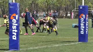 Round 3 Kiama vs Wahroonga U112 rugby 7s Canberra [upl. by Gnourt7]