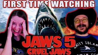 Jaws 5 Cruel Jaws 1995  Movie Reaction  First Time Watch  All Your Favorite JAWS in One Movie [upl. by Adnuahsor580]