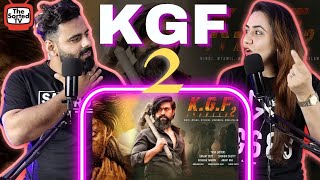 KGF Chapter 2 Trailer Hindi Yash Sanjay Dutt Raveena Tandon Srinidhi  Delhi Couple Reactions [upl. by Waring354]