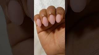 Simple natural nails with acrylic overlay NailGoals AcrylicOverlay NaturalNails NailInspiration [upl. by Norud253]