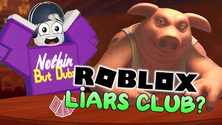 This game is LITTERALY Liars Club on Roblox Liars Bar [upl. by Kamal]