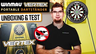 Winmau Vertex Portable Dartständer ohne Bohren  Unboxing amp Test 🎯 [upl. by Gianni671]