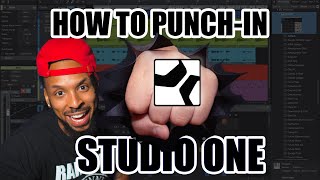 How to Punch Record in Studio One [upl. by Rehotsirk817]