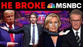 Trump Rally Breaks Record MSNBC Host LOSES IT On Air [upl. by Uhsoj]