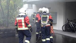 Hauptübung Feuerwehr Ittigen 2012 Teil 78 [upl. by Iredale]