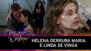 Triunfo do Amor  Helena volta e beija Max na frente de Maria Desamparada [upl. by Oirtemed]