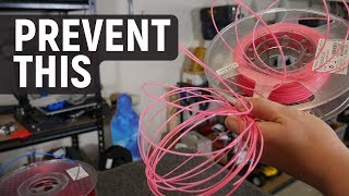 How to Load and Unload 3D Printer Filament and prevent tangles [upl. by Eedyaj]