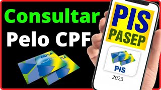 Como Consultar Pis Pelo CPF 2024 Pis Pasep [upl. by Okoy]