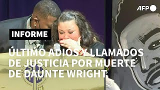 Minneapolis llora a Daunte Wright una nueva víctima de la violencia policial  AFP [upl. by Aicyle]