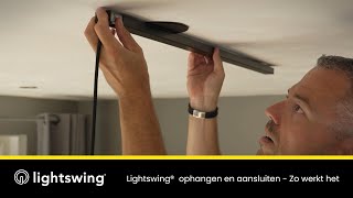 Lightswing® ophangen en aansluiten  Zo werkt het Lightswing® ophangsysteem voor lampen [upl. by Theressa279]