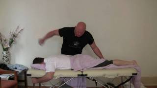 Sydney Massage Course Demonstration part 912  Blind student massaged by Brandon Raynor [upl. by Yttig]